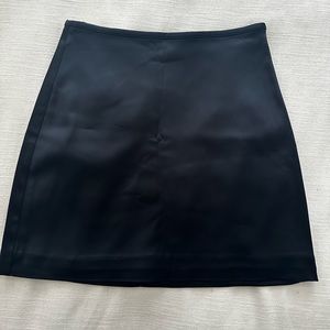 Black silk Aritzia Wilfred skirt
